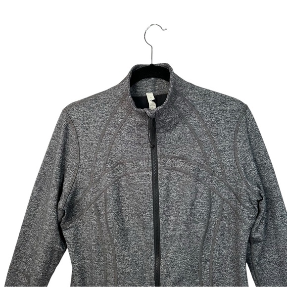 Lululemon Define Jacket Heathered Grey Zip Front Size 14 Athleisurecore - Picture 5 of 15